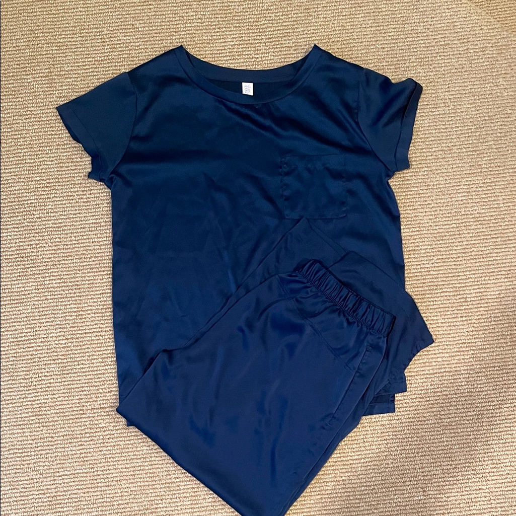 Stars Above Satin Pajama Set Size S